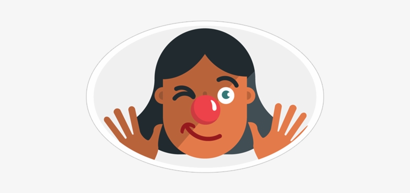 Viber Sticker «red Nose Day Sticker Pack» - Sticker, transparent png #2217598
