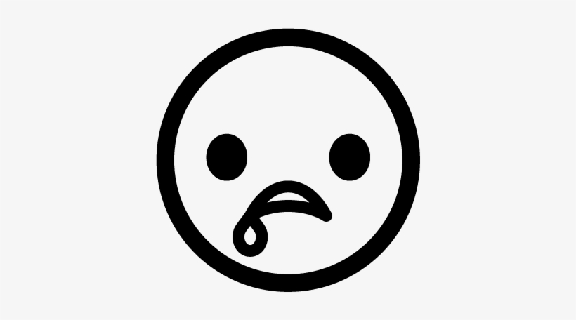 Drool - Sad Face, transparent png #2217788