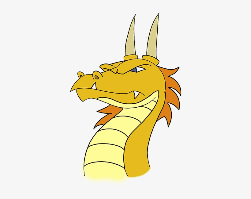 How To Draw Dragon Head - Draw A Dragon Head, transparent png #2217813