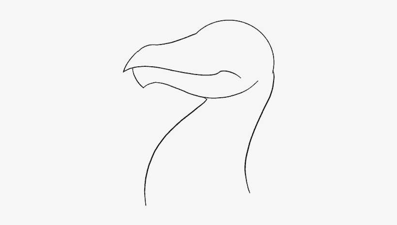 How To Draw Dragon Head - Line Art, transparent png #2217990