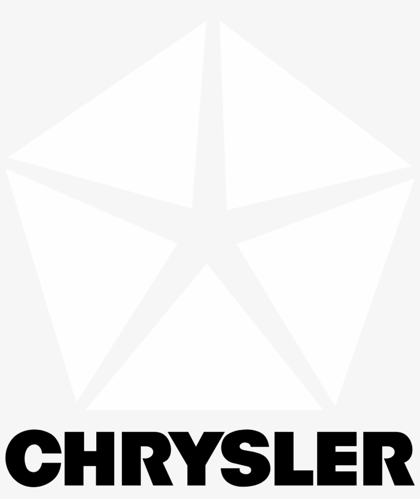 Chrysler Logo Black And White - Chrysler Logo Png, transparent png #2218400
