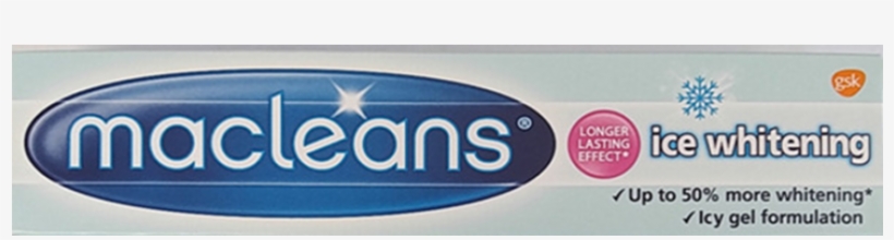 Macleans - Total Health Whitening Fluoride Toothpaste, transparent png #2220181