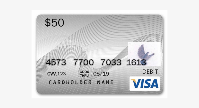 ویزا کارت غیر فیزیکی 50 دلار - Alpha Phi Omega Id, transparent png #2220640