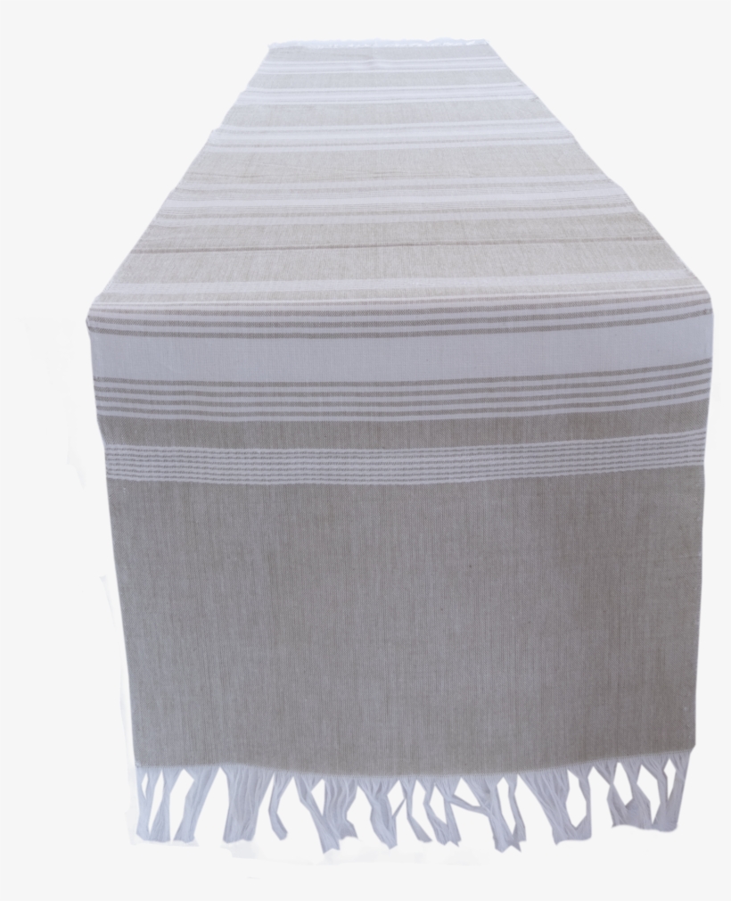 Wheat Runner With White Stripes - Stole, transparent png #2220970