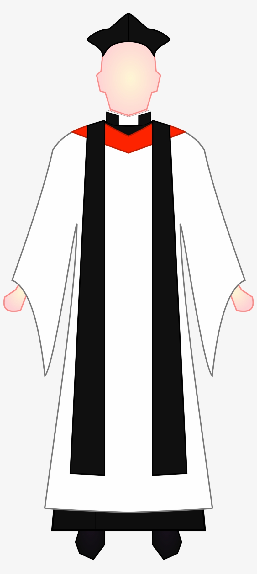 Open - Anglican Choir Dress Canon, transparent png #2221071