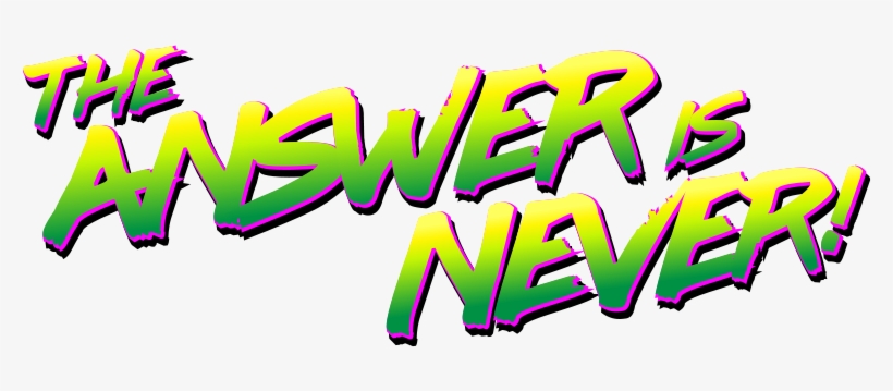 The Answer Is Never Dev Blog - Logo, transparent png #2221245