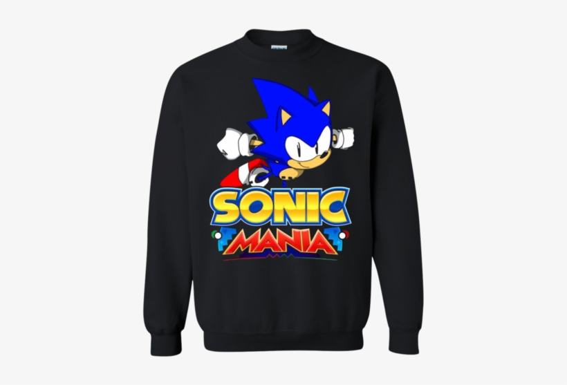 Classic Toei Sonic Mania G180 Gildan Crewneck Pullover - Official Sonic Mania T-shirt Mugs, transparent png #2221383
