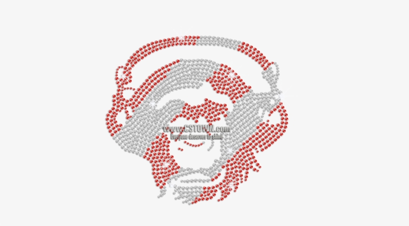 Orangutan With Red And White Stripes Iron-on Rhinestone - Illustration, transparent png #2221422