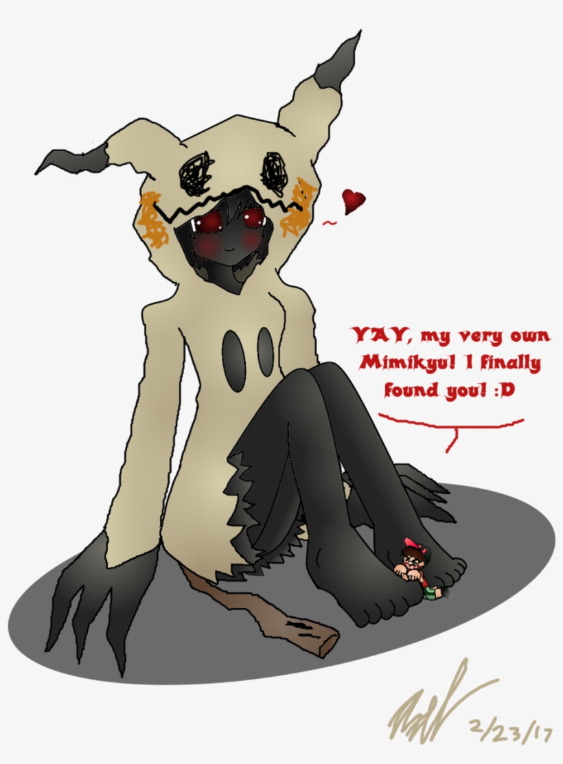 Mega Mimikyu S Mini Massage By Axeldk64-db06dp6 - Giantess Mimikyu, transparent png #2221574