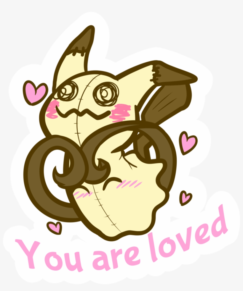 Mimikyu Sticker By Refroste On Deviantart - Mimikyu Cute, transparent png #2221578