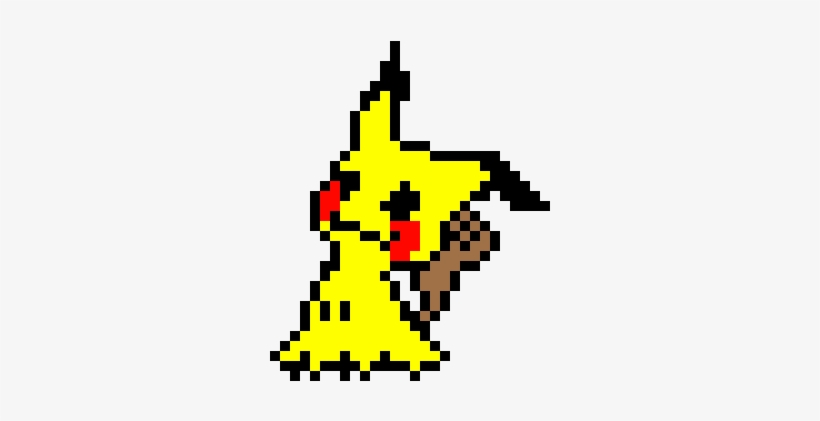 Mimikyu - Halloween Pokemon Pixel Art - Free Transparent PNG Download