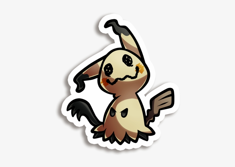 Mimikyu Vinyl Sticker - Dr. Martens Women's Short Sleeve T-shirt Black/oxblood, transparent png #2221825