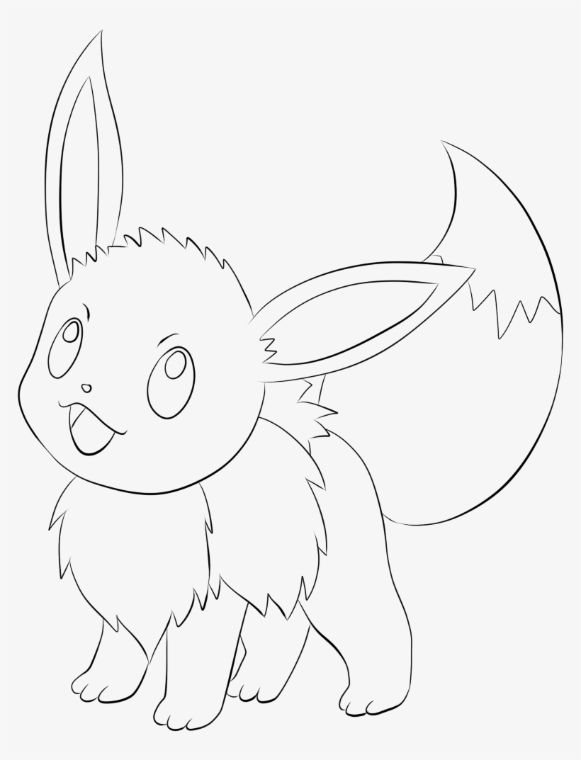 Pokemon Para Colorir Eevee, transparent png #2221911