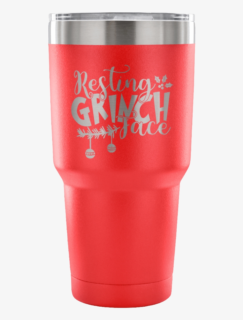Resting Grinch Face - Funny Sayings For Tumblers, transparent png #2221988