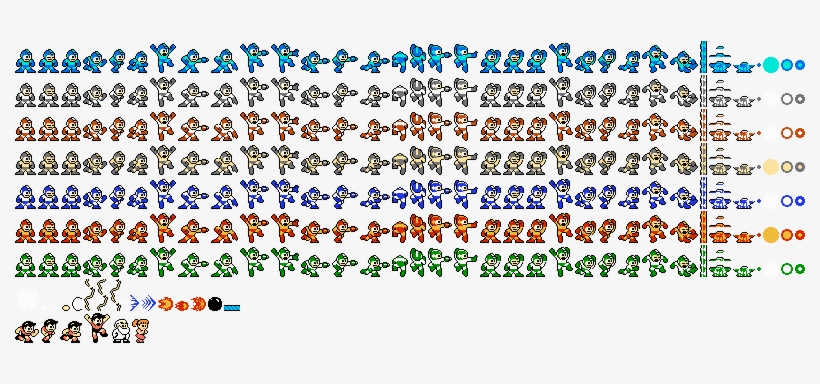 Mega Man By Syaxamaphone - Megaman Unlimited Sprites, transparent png #2222080