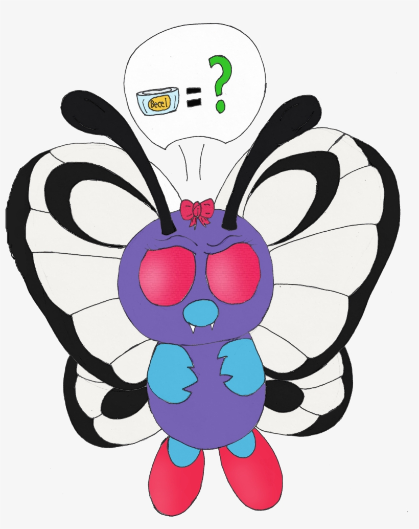 "becel" The Butterfree - Illustration, transparent png #2222176