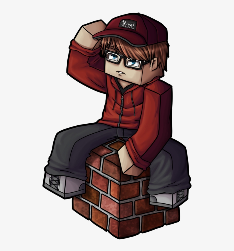 Drawn Minecraft Avatar - Avatar Cartoon Minecraft Png, transparent png #2222178