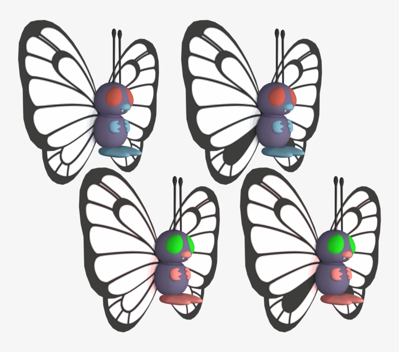 Download Zip Archive - Butterfree 3d, transparent png #2222242