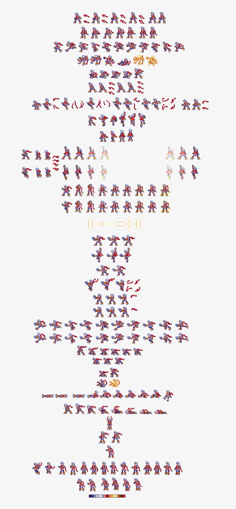 "sprites Inc - /zx/grey/" - Megaman Zx Advent Model A Sprites, transparent png #2222322