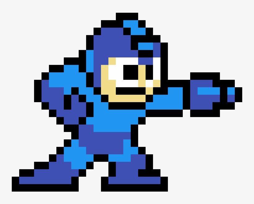 Mega Man Sprite - Mega Man Pixel Art, transparent png #2222386