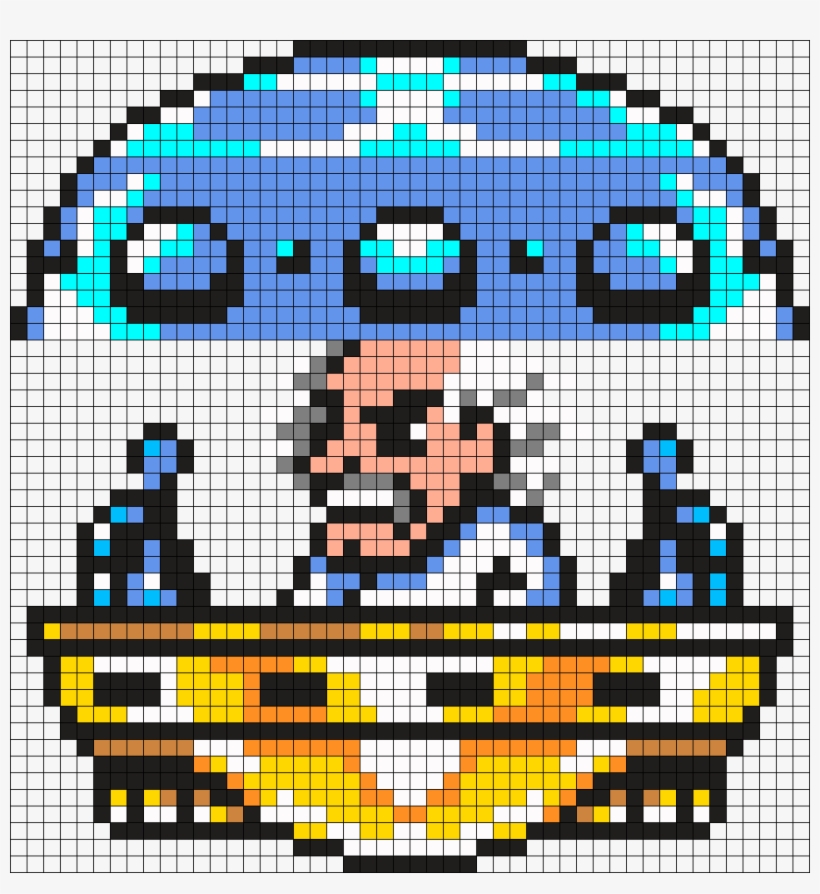 Mega Man Dr Willy Perler Bead Pattern / Bead Sprite - Mega Man Perler Bead, transparent png #2222407