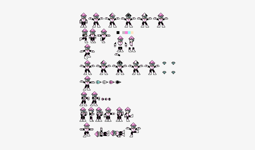 Freeuse Stock Jewel Man Sprites By Mike Now On - Mega Man Jewel Man Sprites, transparent png #2222562