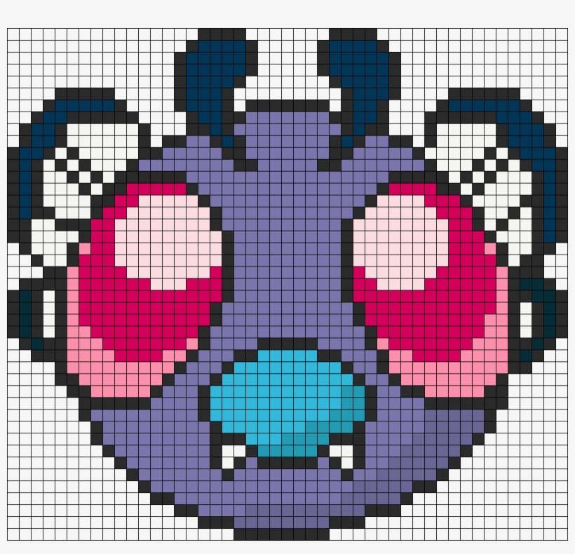 Pokemon Battle Trozei Butterfree Perler Bead Pattern - Bead, transparent png #2222664