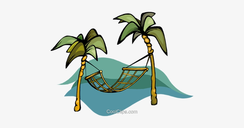 Hamaca Entre Palmeras Libres De Derechos Ilustraciones - Coqueiro Com Rede Png, transparent png #2222947