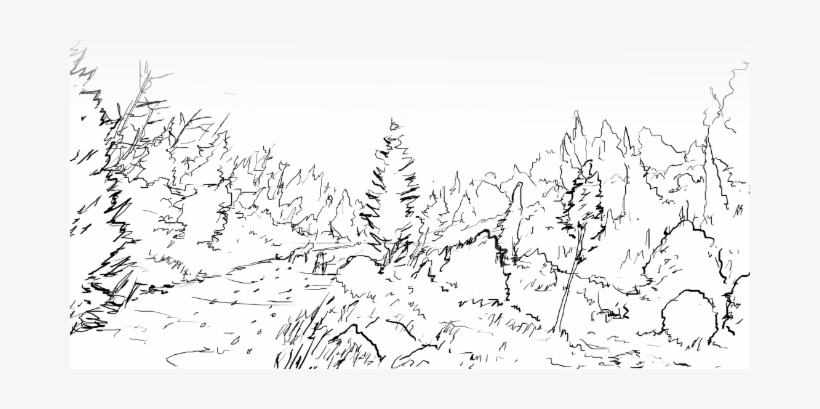 Felines Of Cattails There's All Sorts Of Useful Things - Sketch, transparent png #2223156