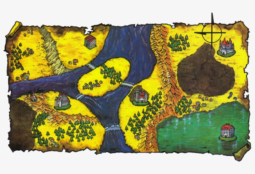 Castlevania Sq World-map - Castlevania Simón Quest Walkthrough, transparent png #2223296