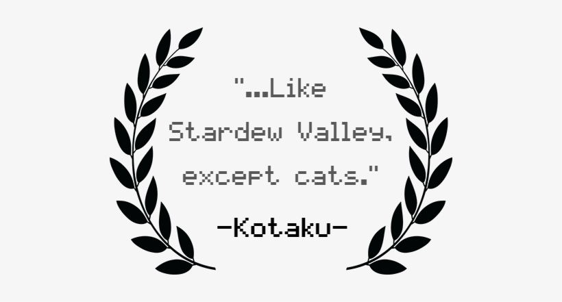 Cattails Is A Unique Animal Simulation Rpg Made By - Leaves Around Logo Png, transparent png #2223370