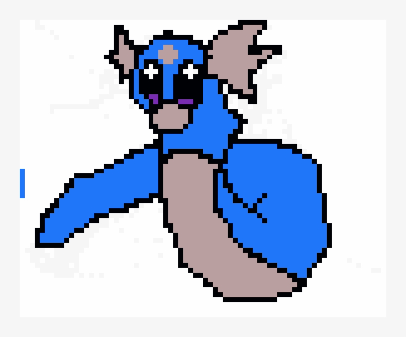 Dratini - Pixel Art Circle, transparent png #2223625