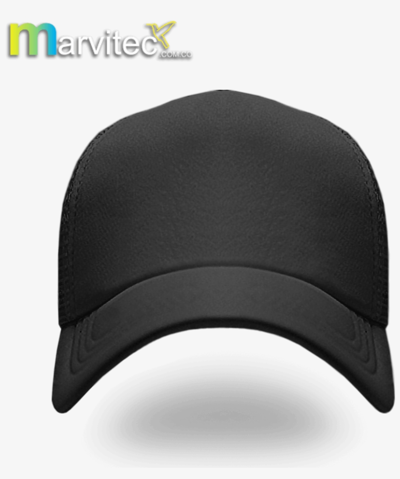 Gorra Negra Png - Gorra Negra Con Malla, transparent png #2223710