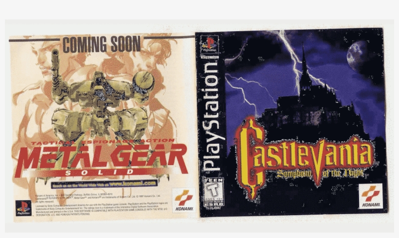 Castlevania Symphony Of The Night Playstation Ps1, transparent png #2223817