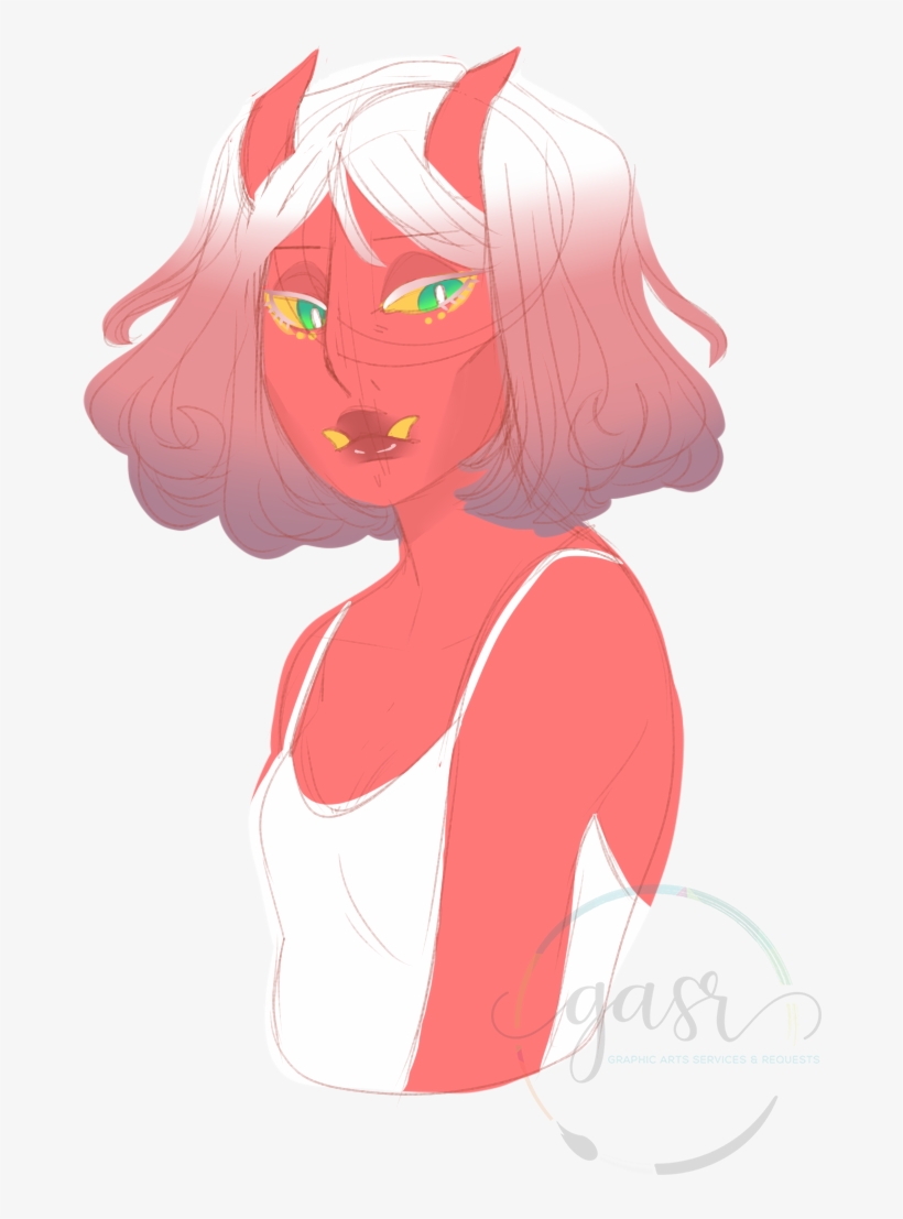 My Darling Oni Gal - Painting, transparent png #2223986