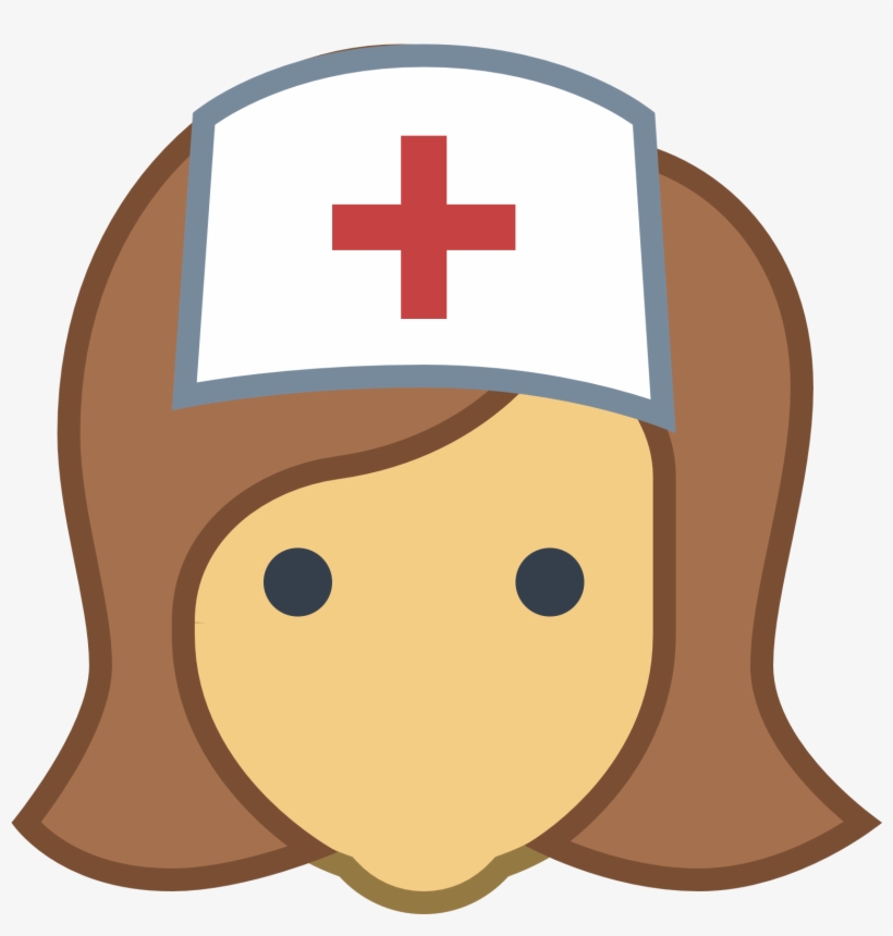 Female Icon Png Download - Nurse Face Clipart, transparent png #2224188