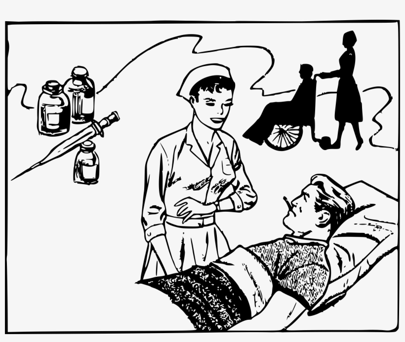 This Free Icons Png Design Of Bedside Nurse, transparent png #2224214