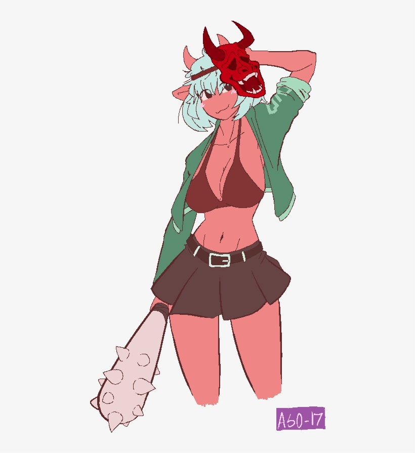 Oni Girl - Cartoon, transparent png #2224400