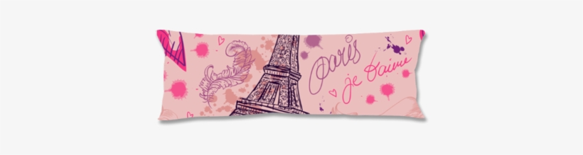 Paris Pattern Collection Body Pillow Body Pillows- - Papel De Fundo De Parede De Paris, transparent png #2224984