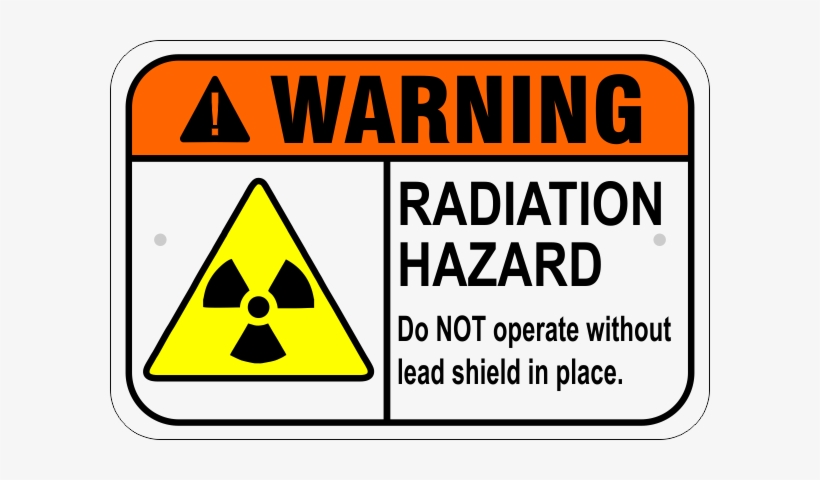 Warning Radiation Hazard Aluminum Sign - Paint Storage Warning Signs, transparent png #2225728