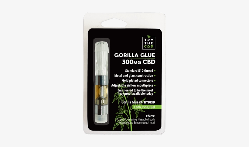 Gorilla Glue Vape Cart - Cbd Vape Cartridge, transparent png #2226186