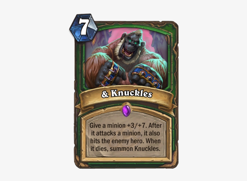 Knuckles - 7 Mana Paladin Spell, transparent png #2226763