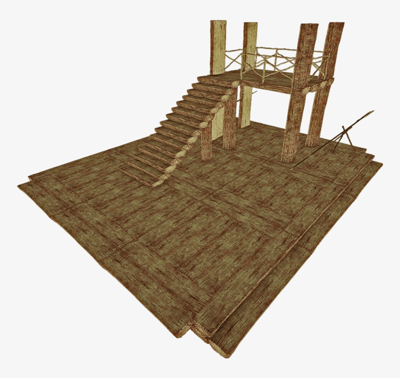 Большой Плот Из Бревен, transparent png #2227155