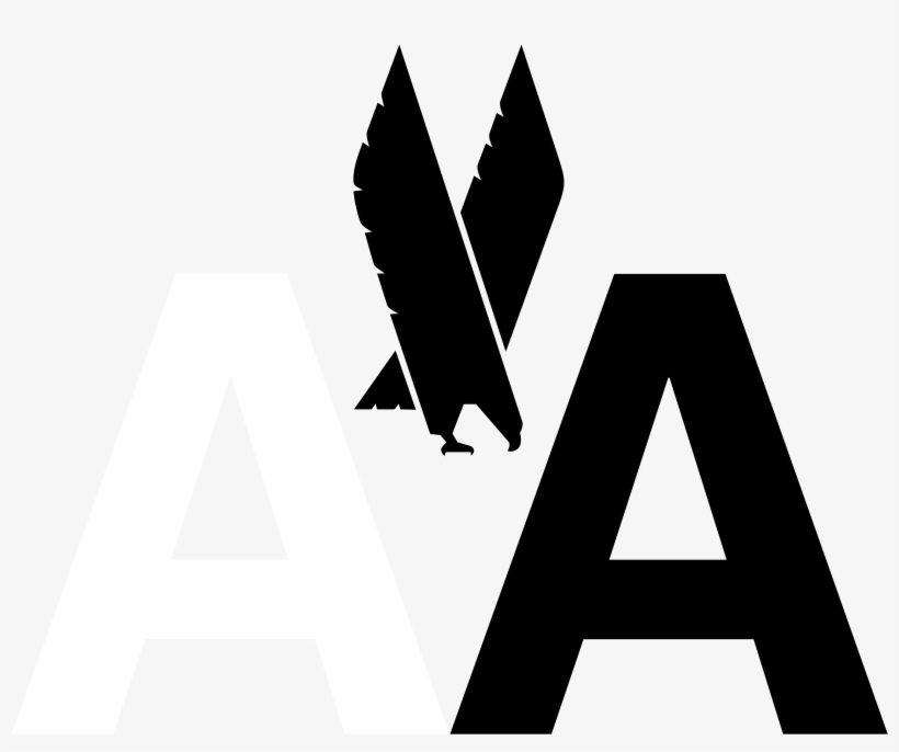 Aa American Airlines Logo Black And White - American Airlines Logo Aa, transparent png #2227769