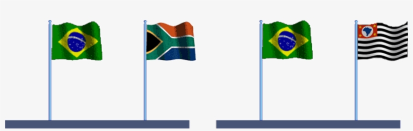 2) Três Bandeiras, Podendo Ser Até 2 Estrangeiras, - Flag, transparent png #2228407