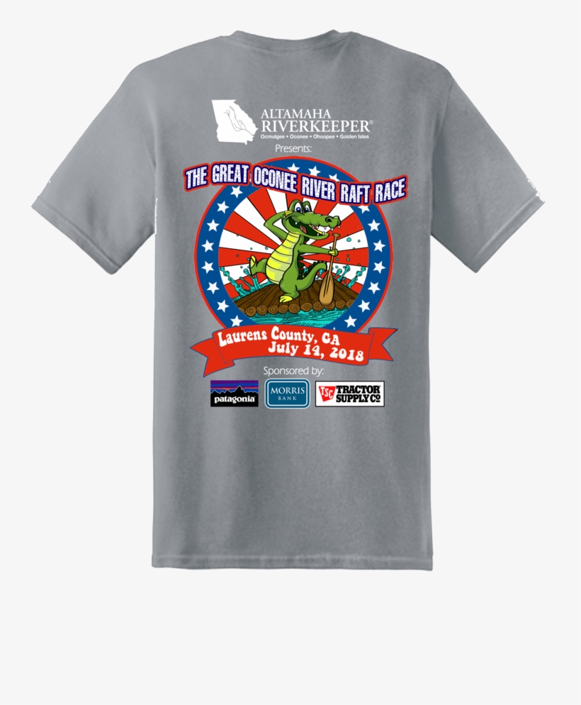 2018 Great Oconee River Raft Race T-shirt - Hugo Boss Green Mens T-shirt Black Tee 2 Large Logo, transparent png #2228750