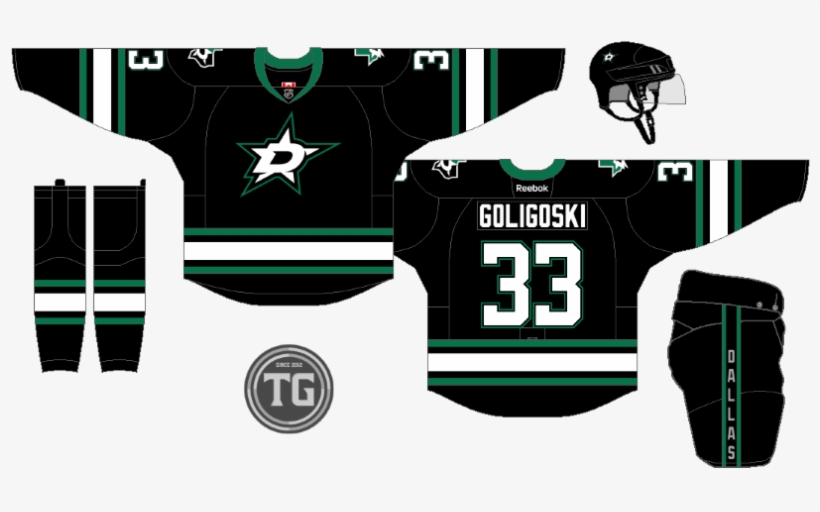 My Concept For A Stars Alternate Jersey - Dallas Stars Alternate Jersey Ideas, transparent png #2229530