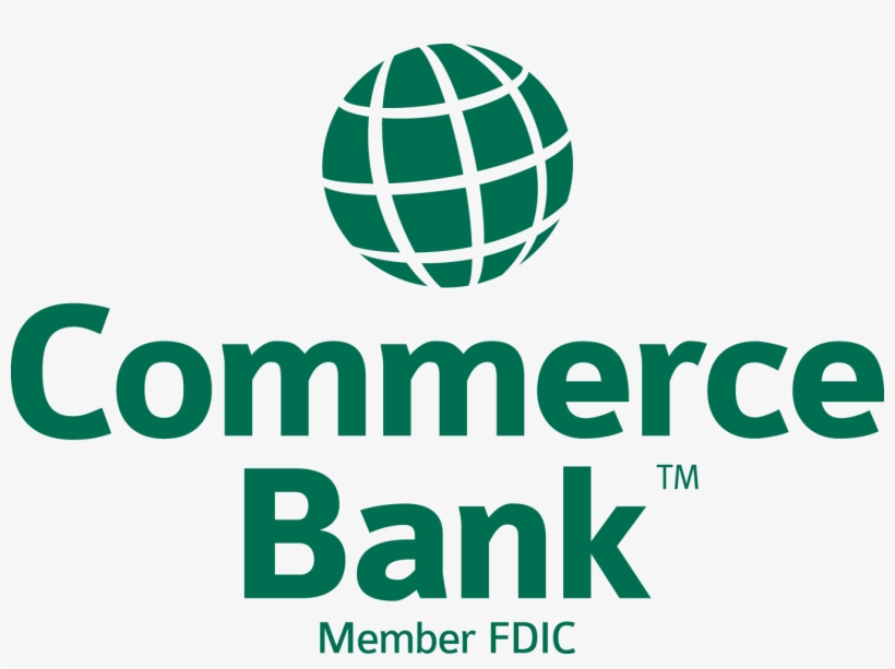 Commerce Fdic Stacked Pms342 Tm - Commerce Bank Logo, transparent png #2230990