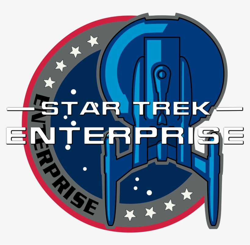 Star Trek Enterprise Patch Title - Logo Star Trek Enterprise Png, transparent png #2231109