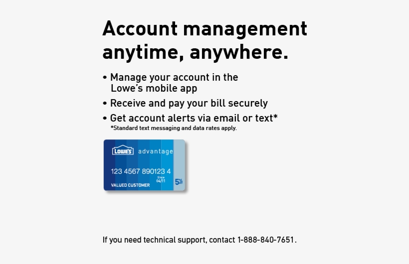 Welcome To The Lowe's Advantage Credit Card Online - Astellas/bladder And Bowel Foundation - Astellas, transparent png #2231974